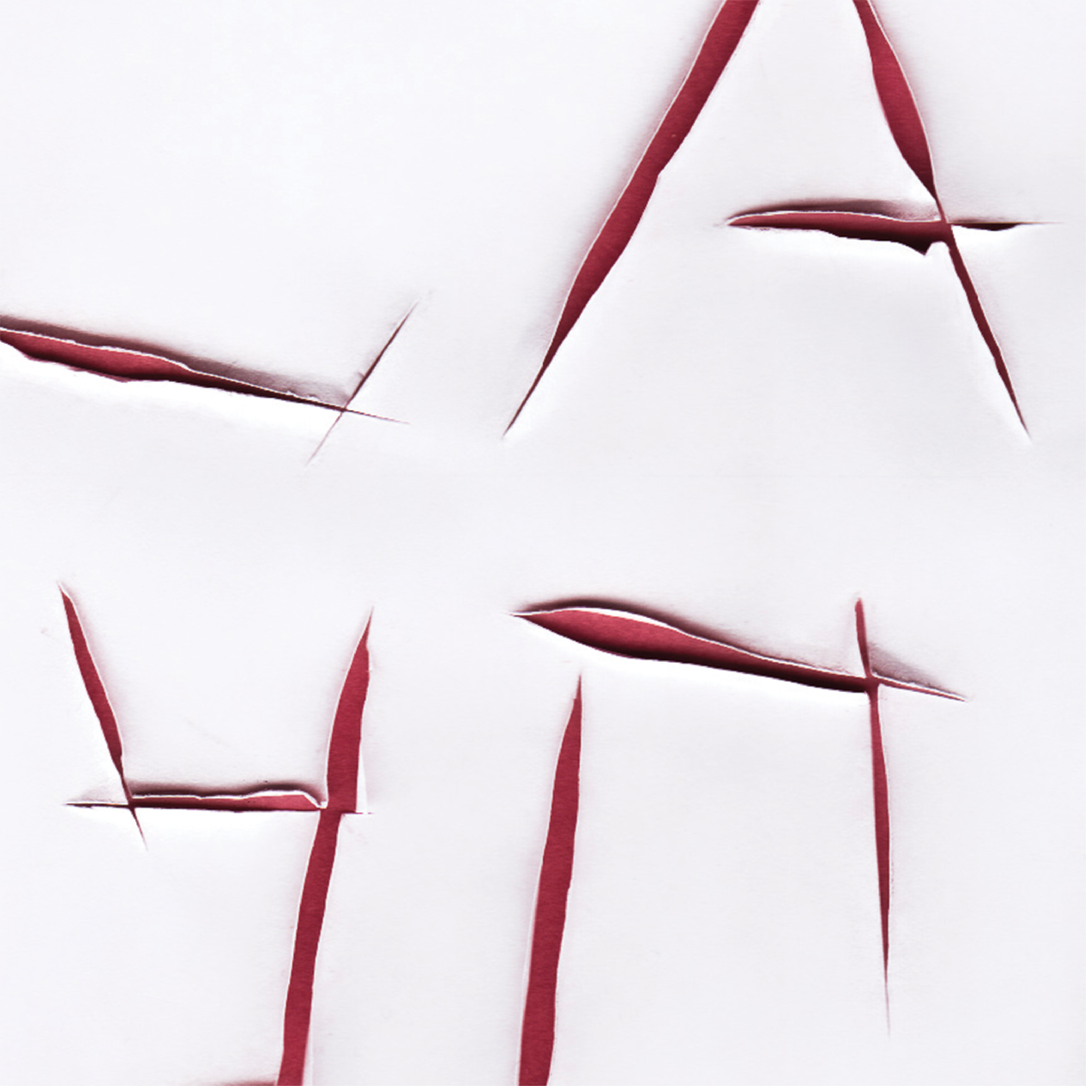 Blurred close up of World Suicide Prevention Day poster. Trigger Warning: Self harm/cutting!