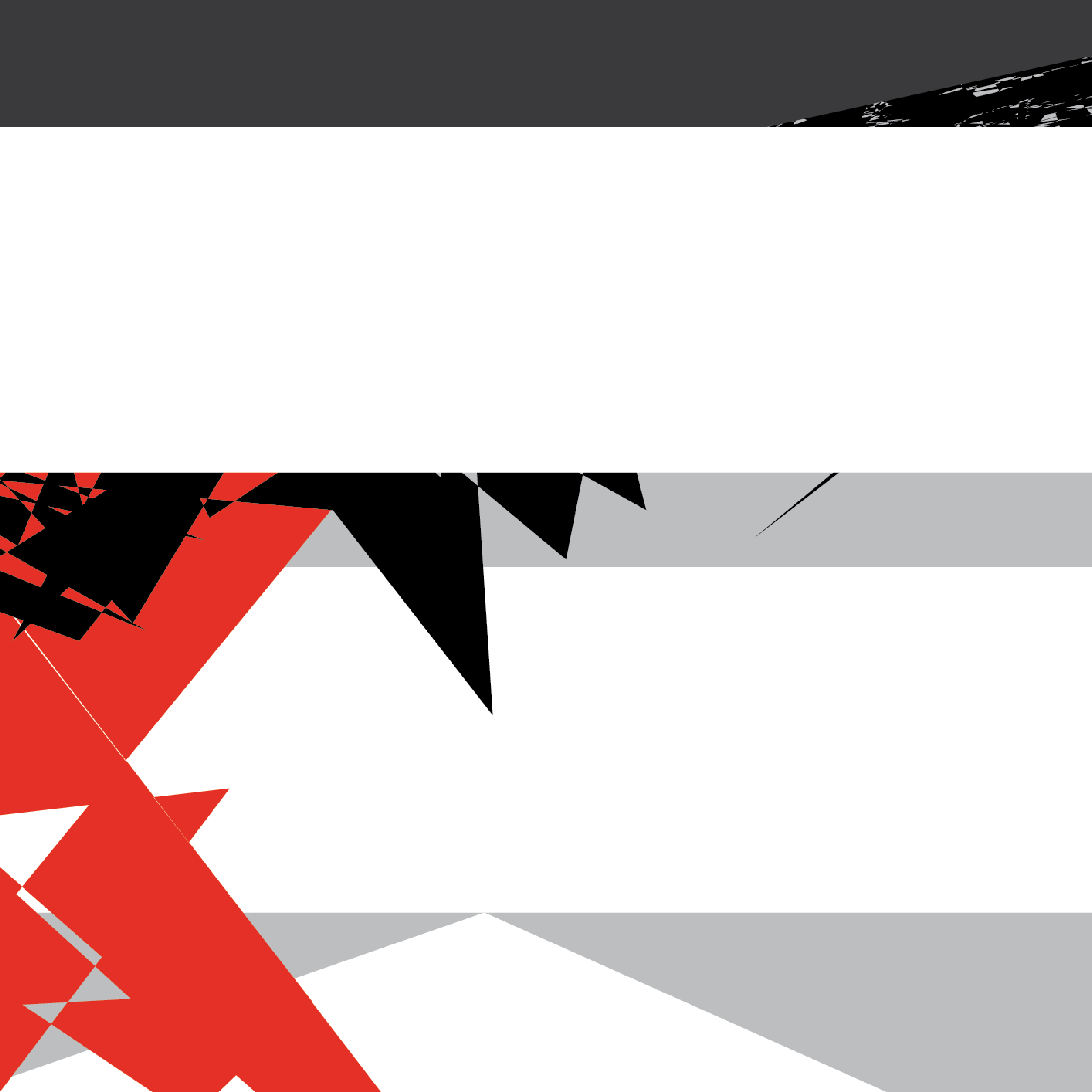 Close up of Social Anxiety Awareness poster. Parts of white letters can be seen as well as black and white shards.